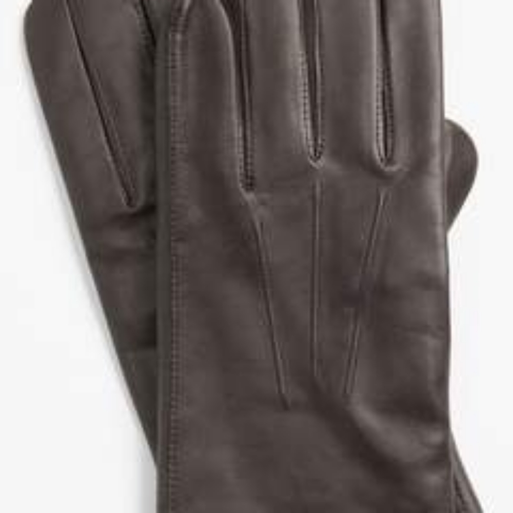 Nordstrom® Men's Cashmere Lined Leather Gloves